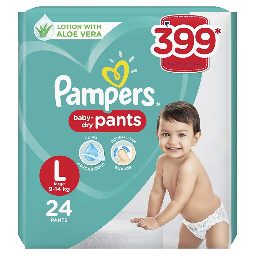 Pampers Large Size Diapers 24 Pants