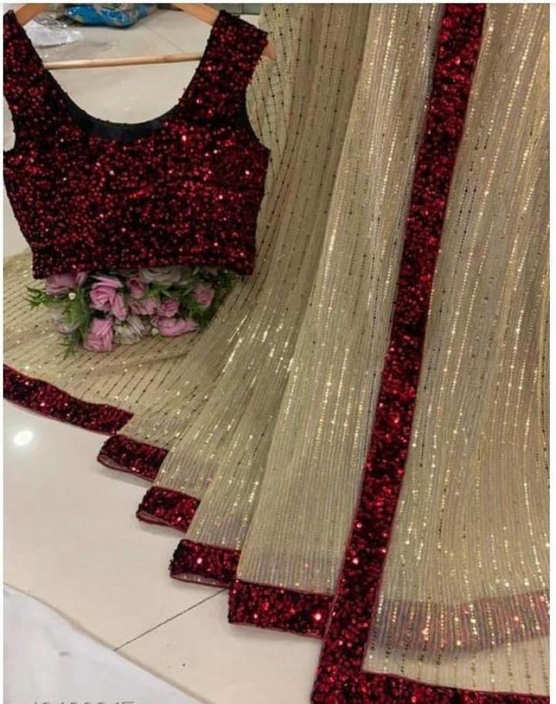 Sequence Foil Saree