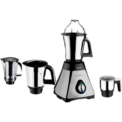 Preethi Steel Supreme Mixer Grinder (Silver, 4 Jars)