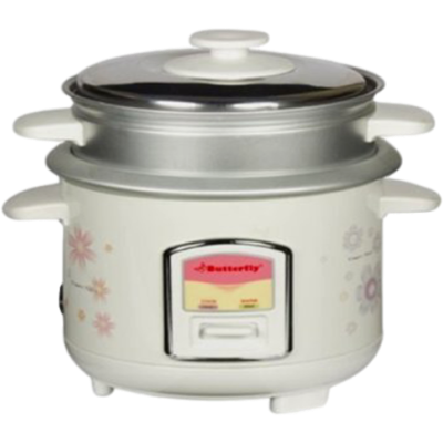 Butterfly KRC- 08 Electric Rice Cooker (600 ML, Cream)