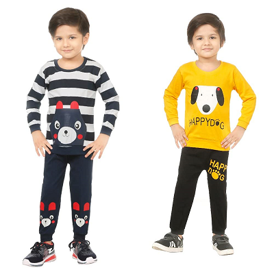 RC REYANSH CREATIONS Kids Casual T-Shirts and Trouser Pant II Co