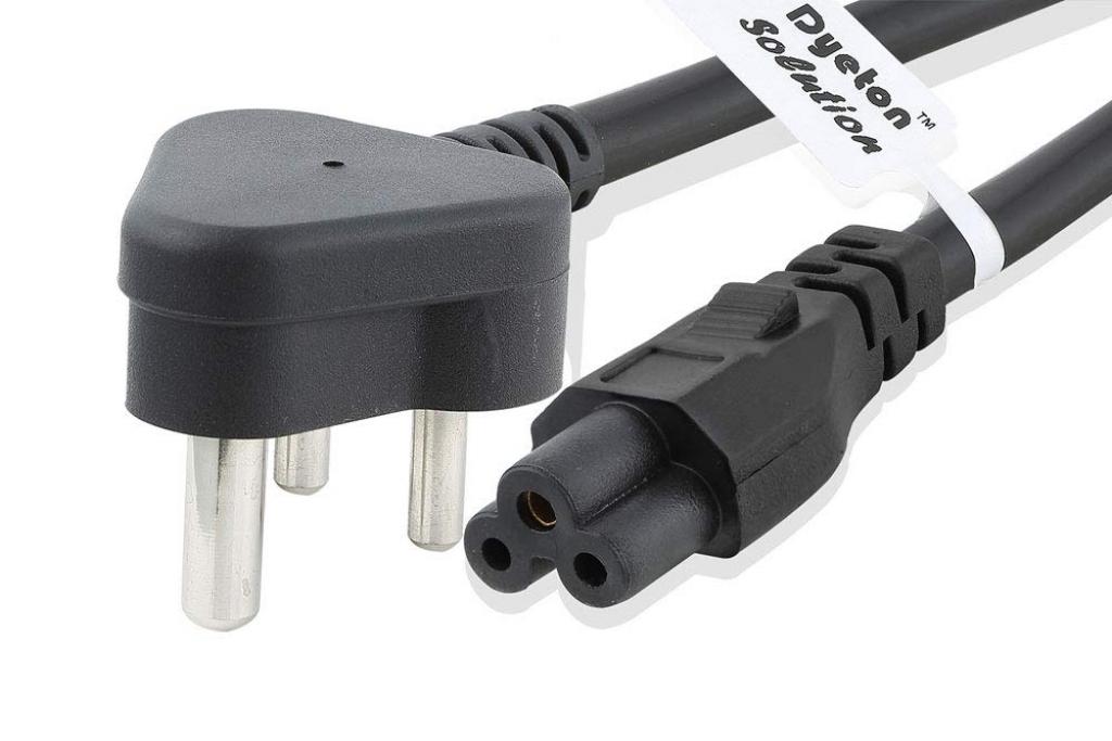 Dyeton Black Laptop Power Cord