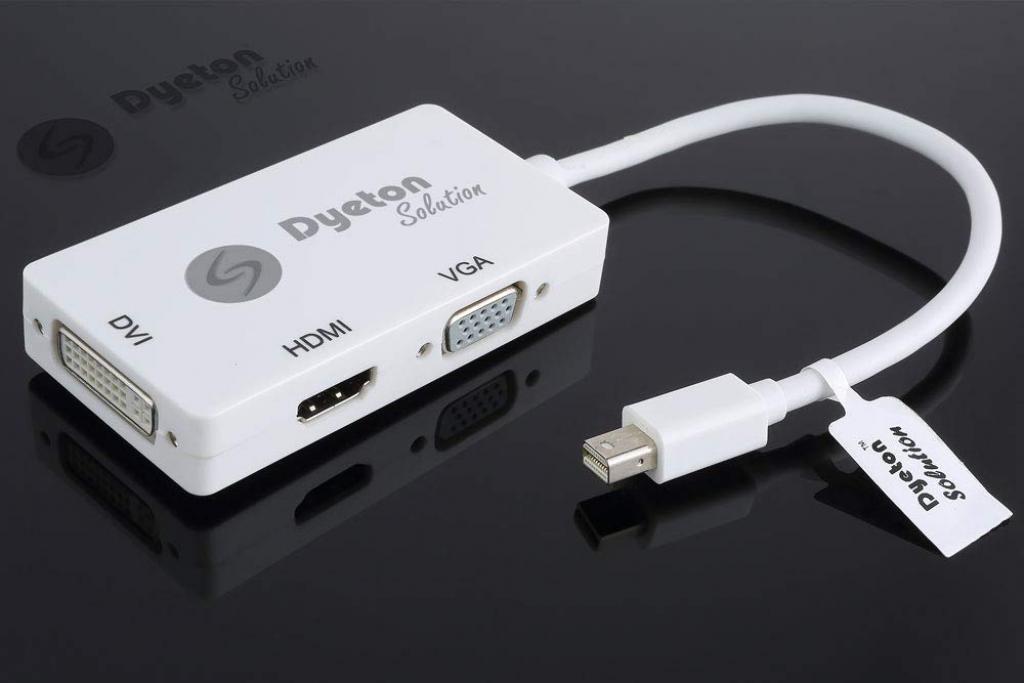 Dyeton Mini Display to Dvi+Hdmi+Vga