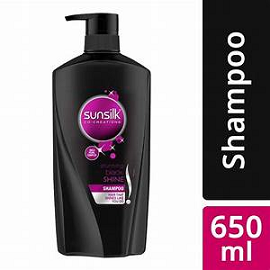 SUNSILK BLACK SHINE SHAMPOO 650 ML