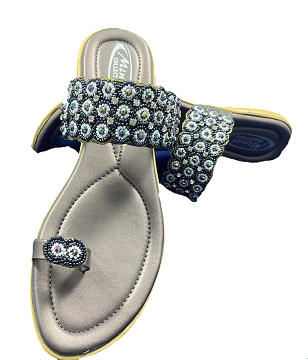 TPR Sliver Fancy Ladies Slipper