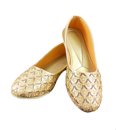 Belly Shoe Ladies Golden